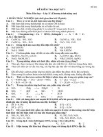 Đề_HD Hóa 11 Kỳ I số 9
