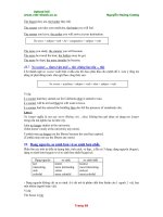 Giáo trình Toefl - Dạng nguyên, so sánh hơn và so sánh hơn nhất