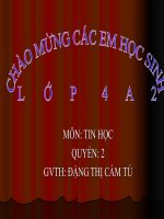 Bài 1: Vì sao phải tập gõ 10 ngón tiết 2