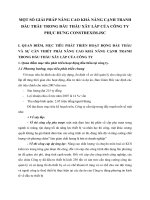 MỘT SỐ GIẢI PHÁP NÂNG CAO KHẢ NĂNG CẠNH TRANH ĐẤU THẦU TRONG ĐẤU THẦU XÂY LẮP CỦA CÔNG TY PHỤC HƯNG CONSTREXIM