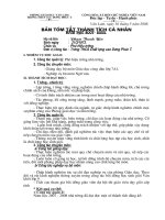 Bản thành tích cá nhân (Trường)