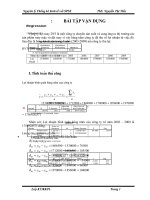 BÀI TẬP VẬN DỤNG