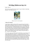 Sôi động Halloween học trò