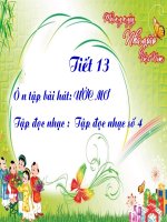 L5 (T13) Ôn bai hát Ước mơ, TĐN số 4