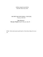 Đề bài viết tập làm văn 6