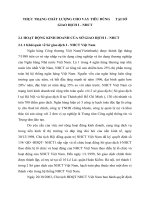 THỰC TRẠNG CHẤT LƯỢNG CHO VAY TIÊU DÙNG      TẠI SỞ GIAO DỊCH I