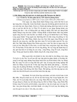 tổng quan về lịch sử cảnh quan sinh thái mặt nước và hiện trạng hệ thống kênh mương Hà Nội
