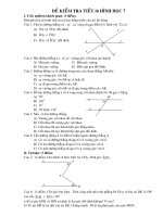 đề kiểm tra 1 tiết toán 7 cả năm