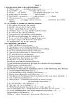 TEST 3 - ENGLISH 9 - KY 1