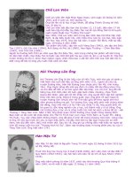 Tiểu sử các nhà văn,nhà thơ Việt Nam