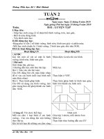 Giáo án lớp 1 tuần 2 ( 2 buổi)