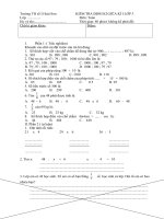 THI GIỮA KÌ I 10 - 11