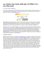 cach tao website mien phi