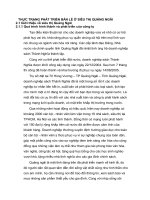 THỰC TRẠNG PHÁT TRIỂN BÁN LẺ Ở SIÊU THỊ QUẢNG NGÃI