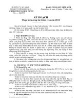 Kế hoạch kiểm tra đảng viên năm 2011