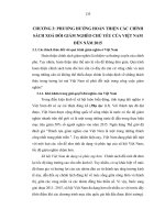 PHƯƠNG HƯỚNG HOÀN THIỆN CÁC CHÍNH SÁCH XÓA ĐÓI GIẢM NGHÈO CHỦ YẾU CỦA VIỆT NAM ĐẾN NĂM 2015