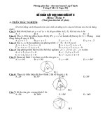 Đề khảo sát lớp 9 giữa kỳ II