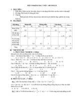 KTRA ĐẠI 9 CHƯƠNG II .MTRAN