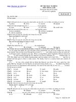 Đề ôn HK I Anh 12 số 3