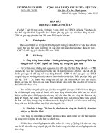 Họp ban chỉ đạo