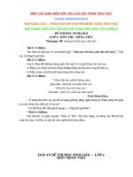 ĐỀ & ĐÁP ÁN HSG TV 4