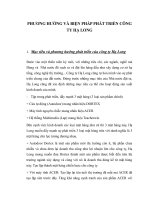 PHƯƠNG HƯỚNG VÀ BIỆN PHÁP PHÁT TRIỂN CÔNG TY HẠ LONG