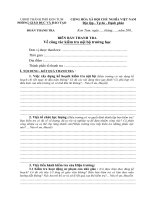 biên bản kiểm tra nội bộ