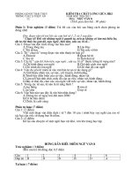 Kiểm tra giữa kì 1 Văn 8 (10-11)