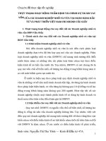 THỰC TRẠNG HOẠT ĐỘNG THẨM ĐỊNH TÀI CHÍNH DỰ ÁN XIN VAY VỐN CỦA CÁC DOANH NGHIỆP NHỎ VÀ VỪA TẠI NGÂN HÀNG ĐẦU TƯ VÀ PHÁT TRIỂN VIỆT NAM CHI NHÁNH CẦU GIẤY