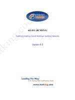 TestKing''''s Building Cisco Multilayer Switched Networks