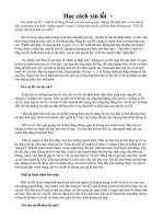 Học cách xin lỗi