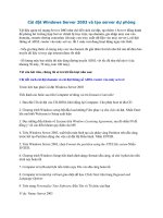 Huong dan -Cai dat server window 2003 va server du phong