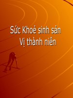 Giáo dục sức khỏe sinh sản VTN