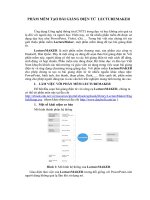 Hướng dẫn sử dụng phần mềm LectuerMake