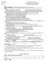 ĐỀ KIỂM TRA HKI & ĐÁP ÁN CỰC HAY - LÝ8