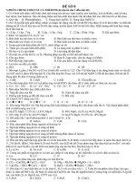 BỘ 9 ĐỀ THI THỬ DH MỚI NHẤT - 002