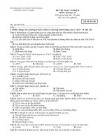 de thi HKI sinh 12 CB va NC co DA