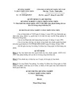 Quyết định số 03 /2002/QĐ-BNN về TCN 102 2002 BNN