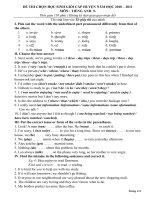 De + dap an HSG Anh 9