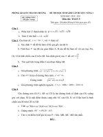 Đề thi học sinh giỏi toán 9 vòng 1 cấp huyện