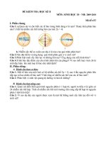 Thi thử HK II Sinh_10 số 3