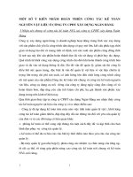 MỘT SỐ Ý KIẾN NHẰM HOÀN THIỆN CÔNG TÁC KẾ TOÁN NGUYÊN VẬT LIỆU Ở CÔNG TY CPĐT XÂY DỰNG NGÂN HÀNG