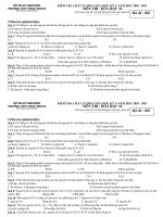 Đề KT 8 tuần ki I Mã 002