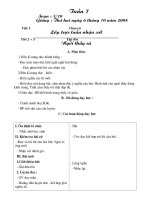 Giao an lop 2 tuan2-tuan7