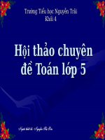 chuyen de toan 5