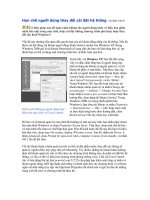 Hạn chế người cài đặt hệ thống