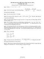 Đề THi Casio cấp huyện