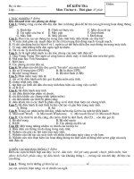 Đề kiểm tra 1 tiêt _Dangle(tham khảo)