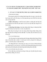 LÝ LUẬN CHUNG VỀ KINH DOANH  VÀ HOẠT ĐỘNG MARKETING  CỦA DOANH NGHIỆP TRÊN  THỊ TRƯỜNG GIẦY DÉP  VIỆT NAM