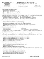 KIEÅM TRA ÑÒNH KÌ LAÀN 3